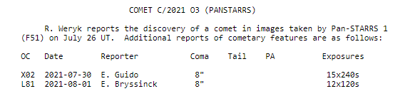 Click to enlarge Orbital Elements