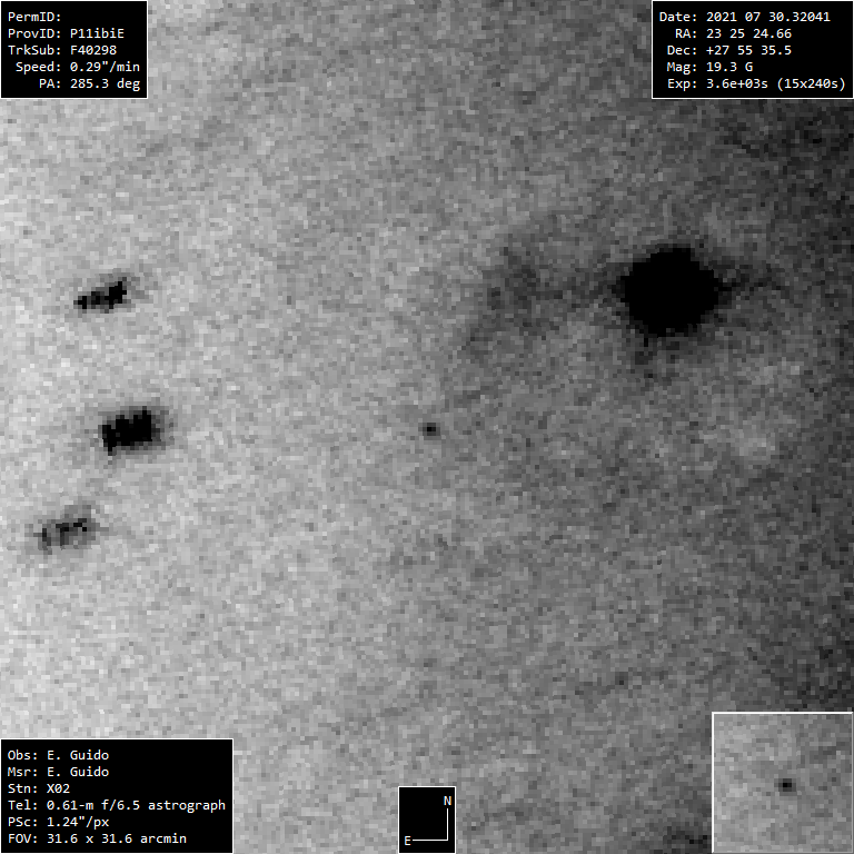 Click to enlarge Comet C/2021 O3 (PANSTARRS)