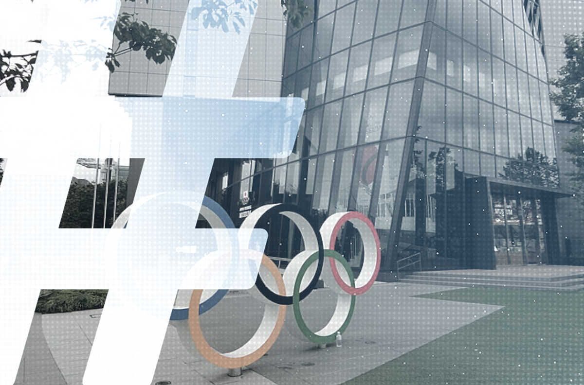 Olympic Rings monument Japan