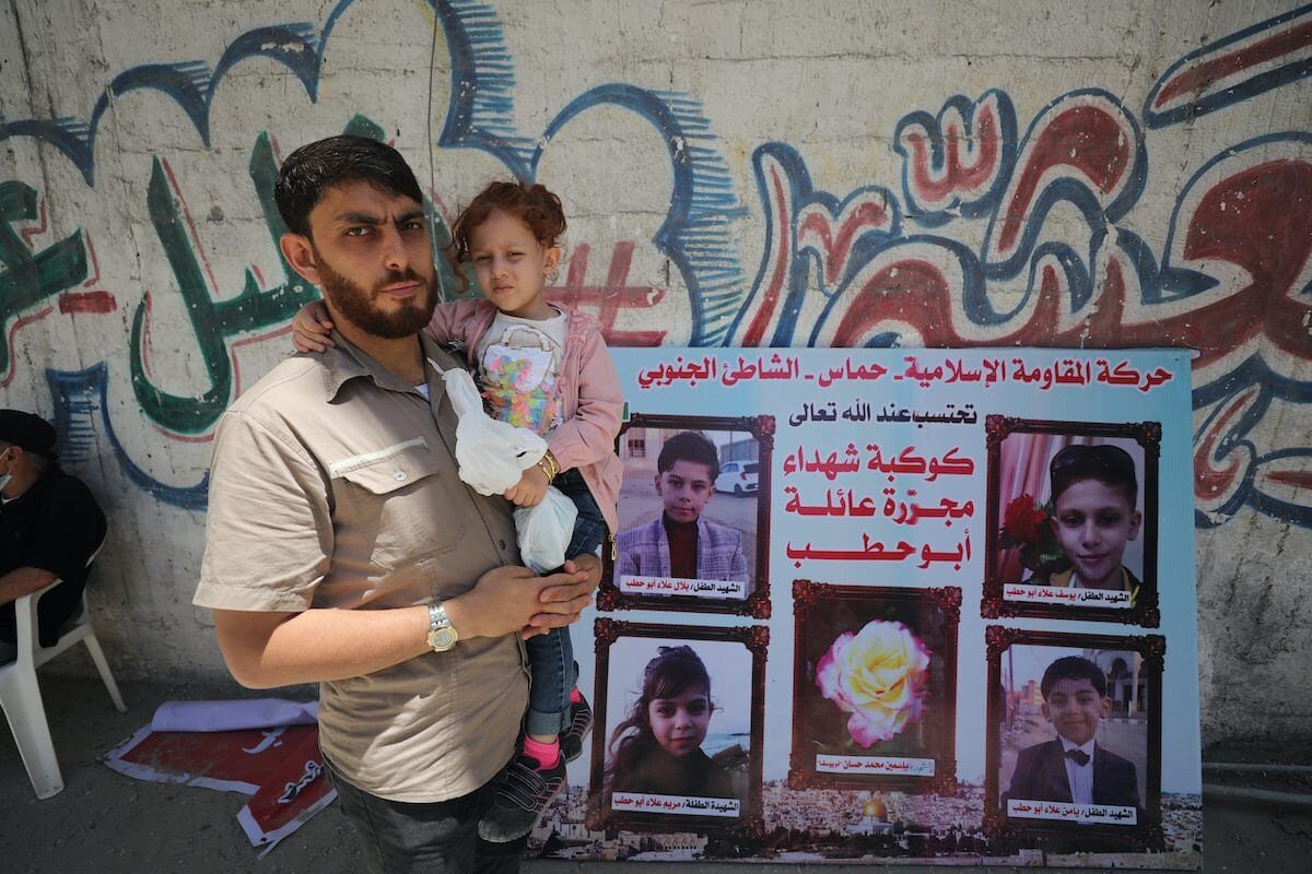 Click to enlarge gaza family wiped out irael bombing