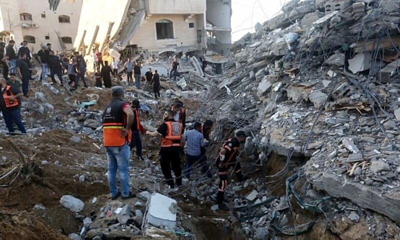Click to enlarge Beit Lahia bombing gaza may 2021