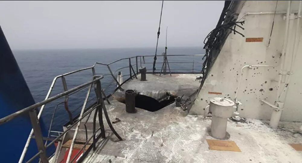 Click to enlarge attack israel oil tanker gulf oman