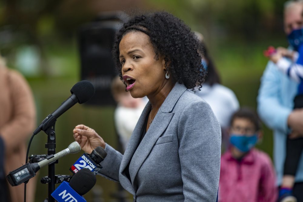 Click to enlarge Boston Mayor Kim Janey