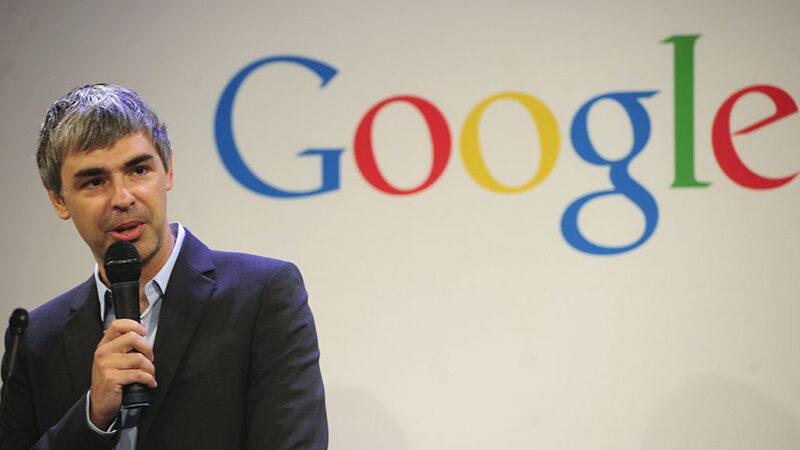 Click to enlarge Google Co-founder Larry Page