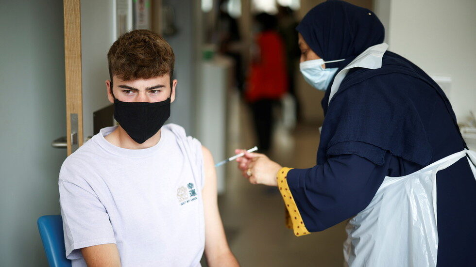 Click to enlarge vaccination site