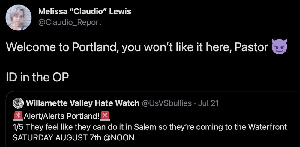 melissa claudio lewis tweet