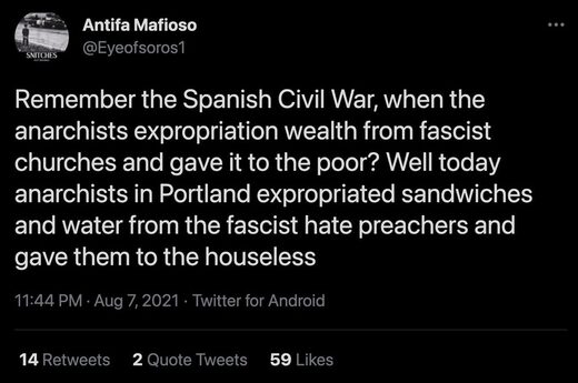 antifa mafioso tweet