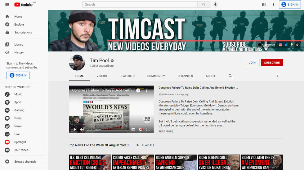 tim poole youtube channel