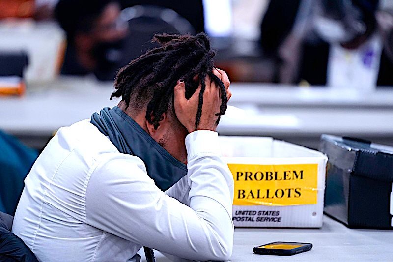 Election ballot guy