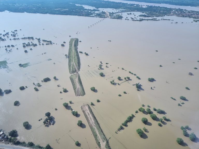 Flooding in Uttar Pradesh, India, August 2021.