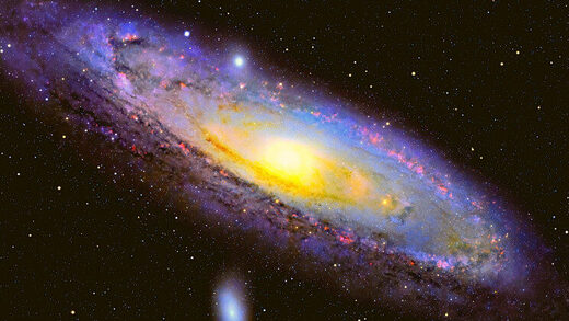 Andromeda milky way