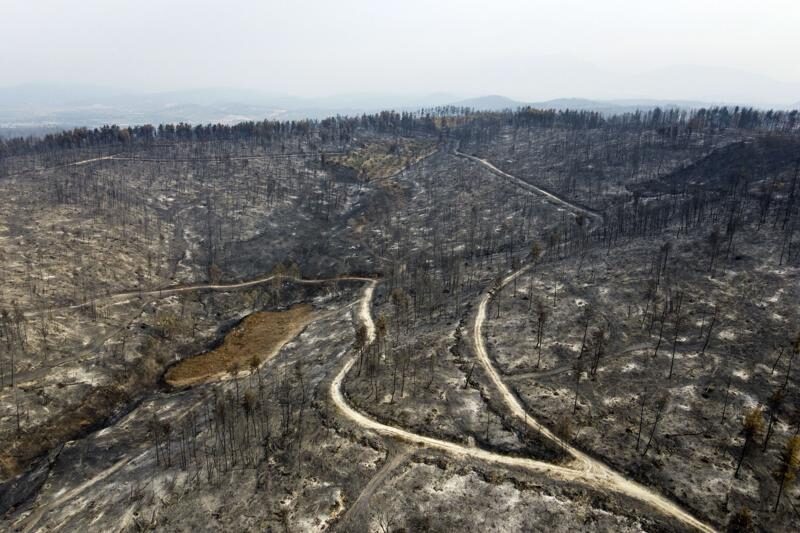 greece wildfires