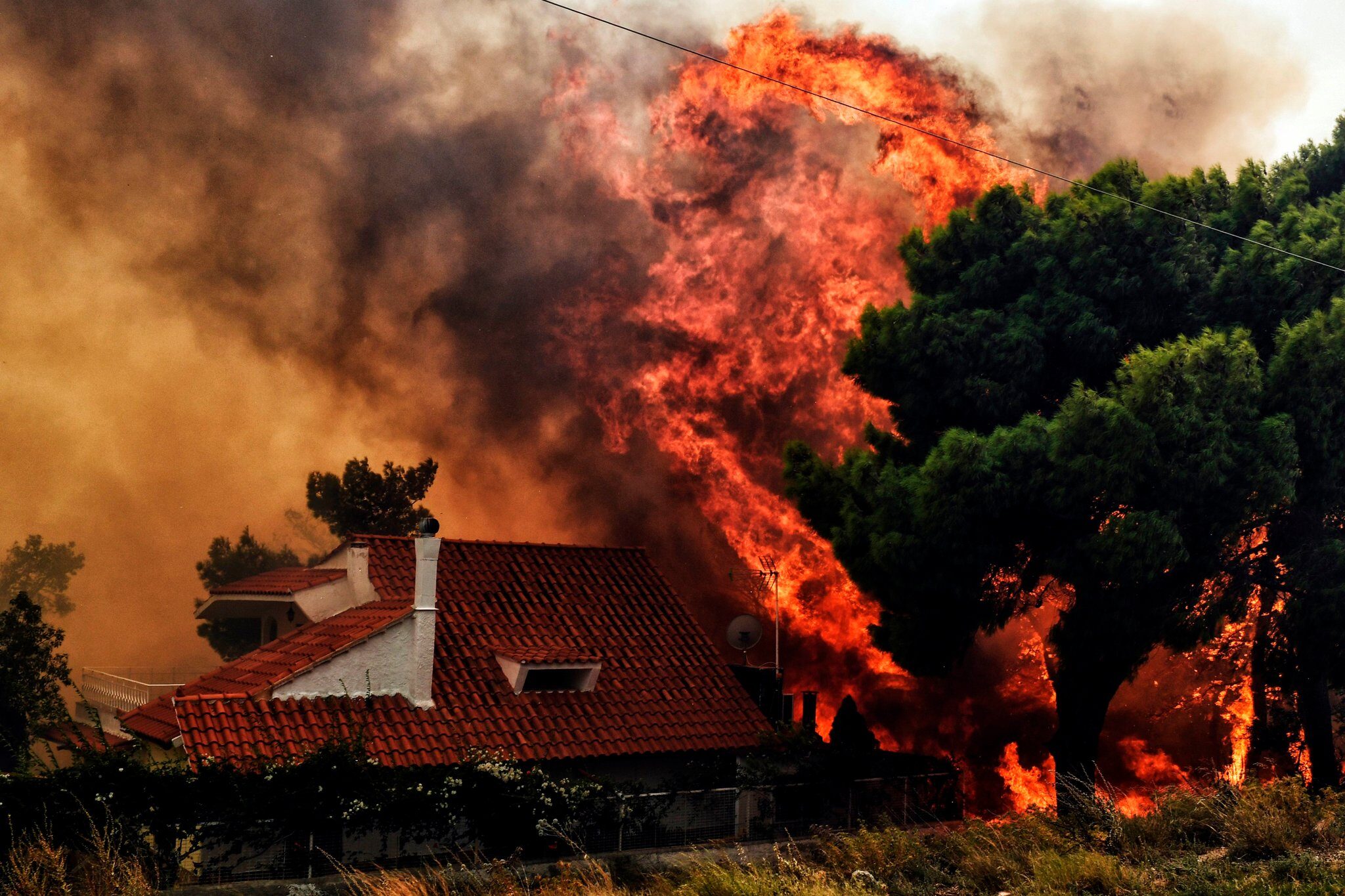 greece fire august 2021