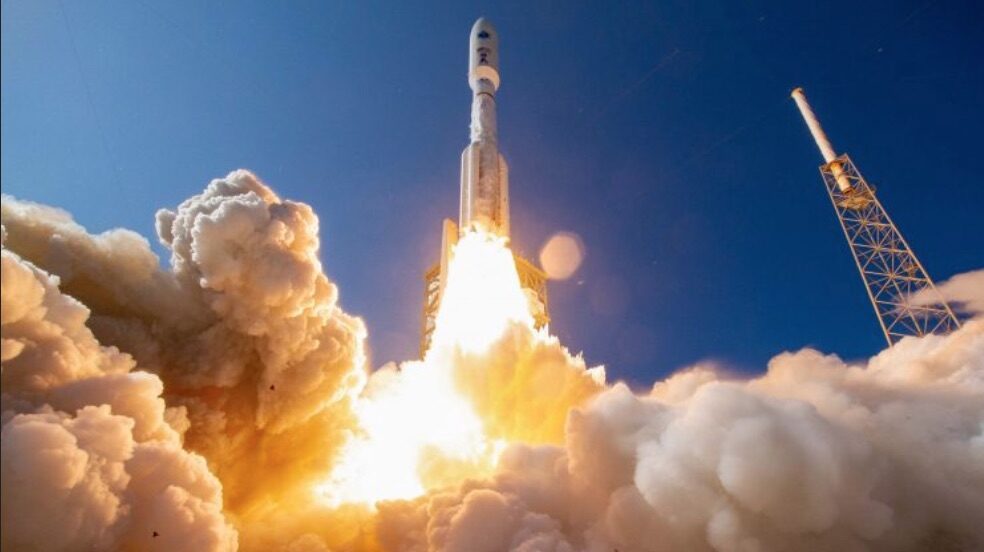 rocket taking off