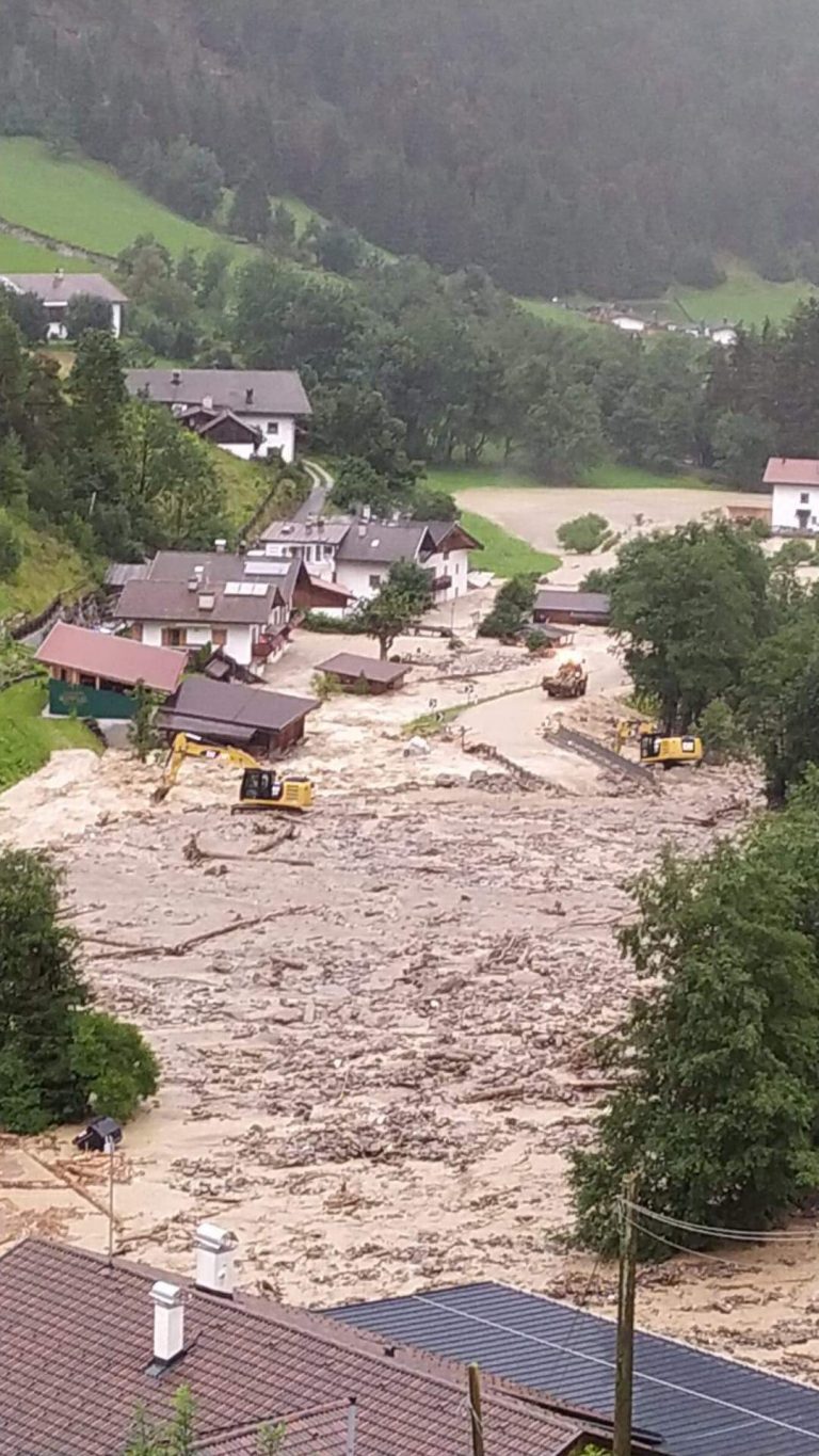 Click to enlarge Floods in Pflersch, South Tyrol, Italy, 16 August