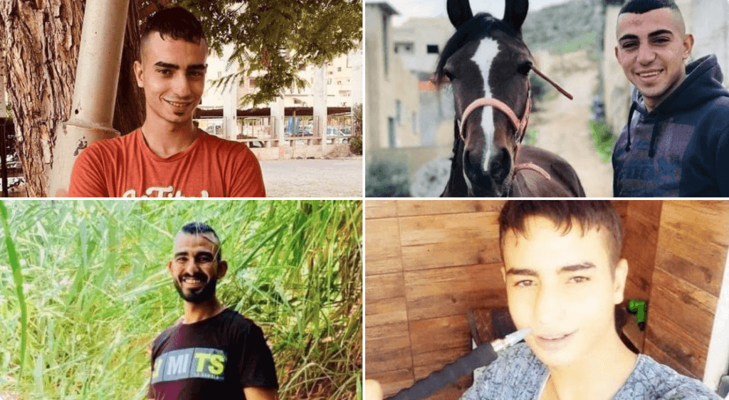 israel kills four teen boys refugee camp jenin