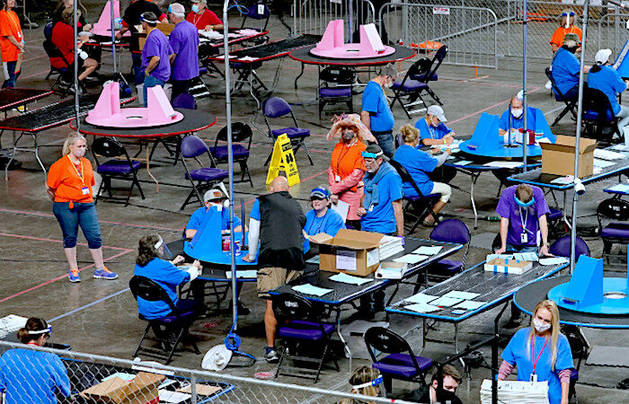 Examining ballots