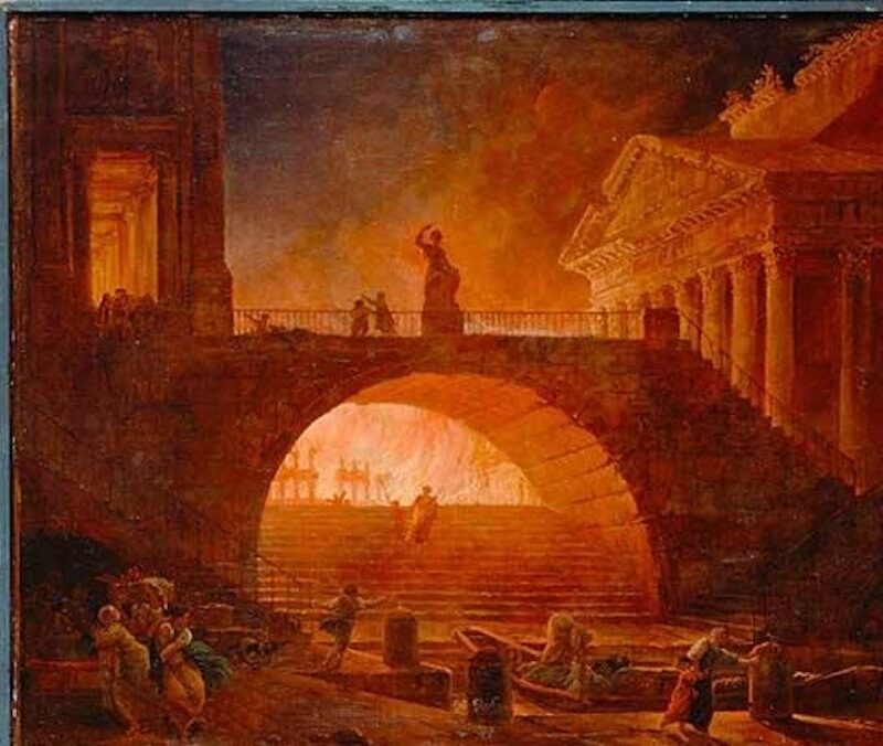 Rome on fire