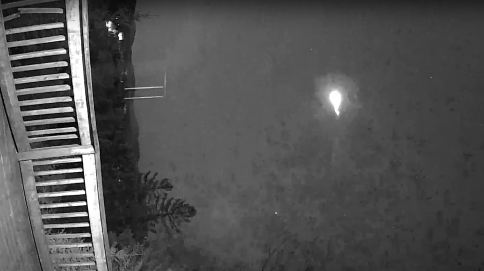 The meteor spotted headed from Ottawa to Montreal that was burning bright in the night sky.