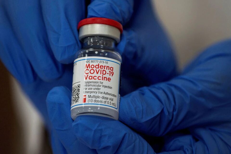 Click to enlarge Moderna COVID-19 vaccine