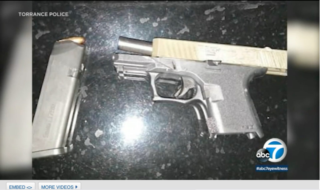 Click to enlarge gun found recall ballot car california
