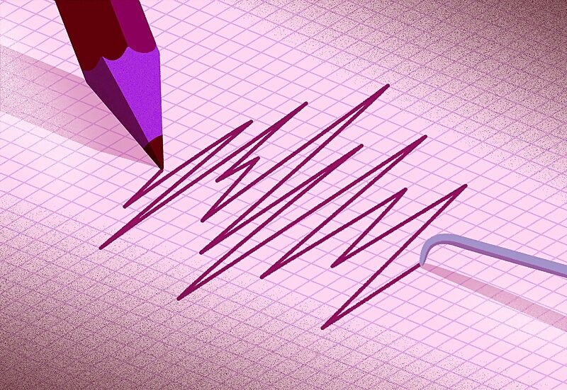 graphic brain wave