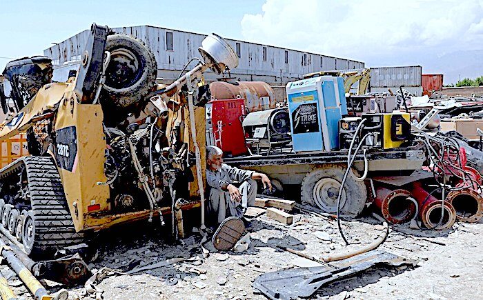 Click to enlarge US equipment to dump