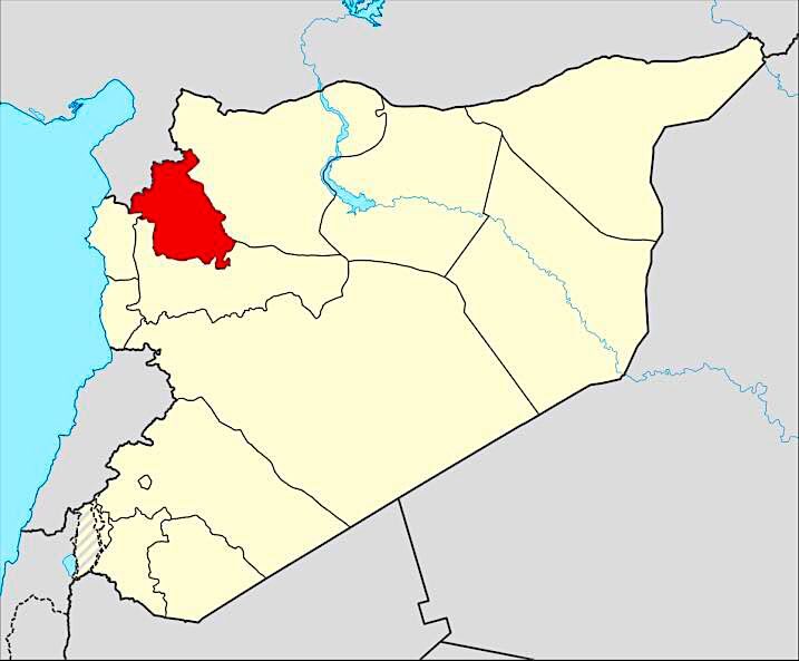 Click to enlarge Idlib section map