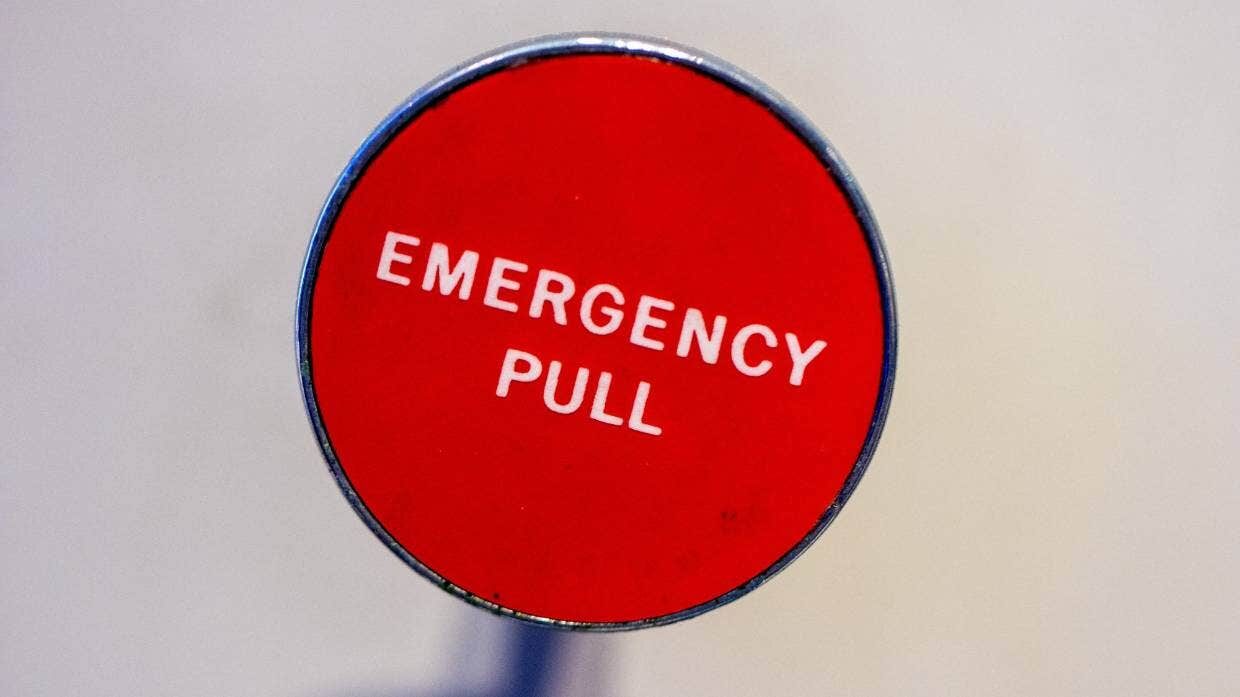 Click to enlarge emergency sign