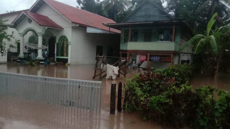 Floods in South Sulawesi, Indonesia, August 2021.