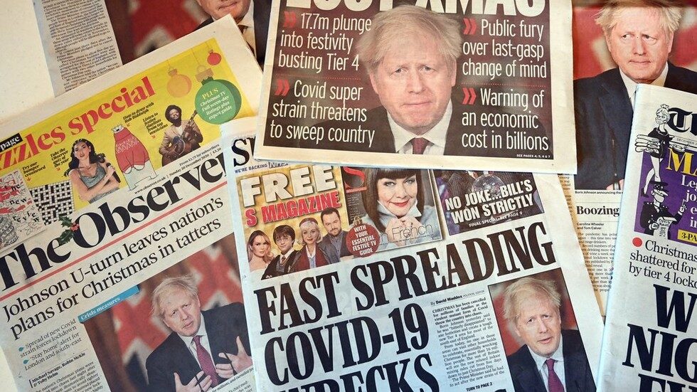 Click to enlarge UK papers