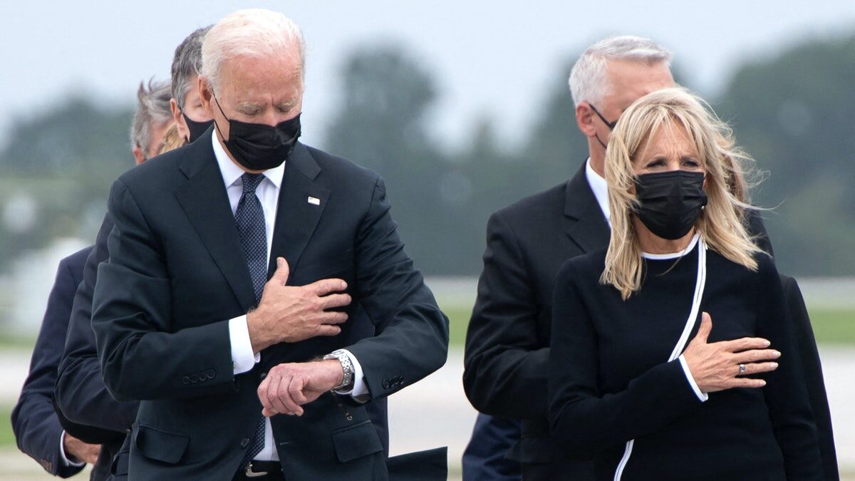 biden checks watch