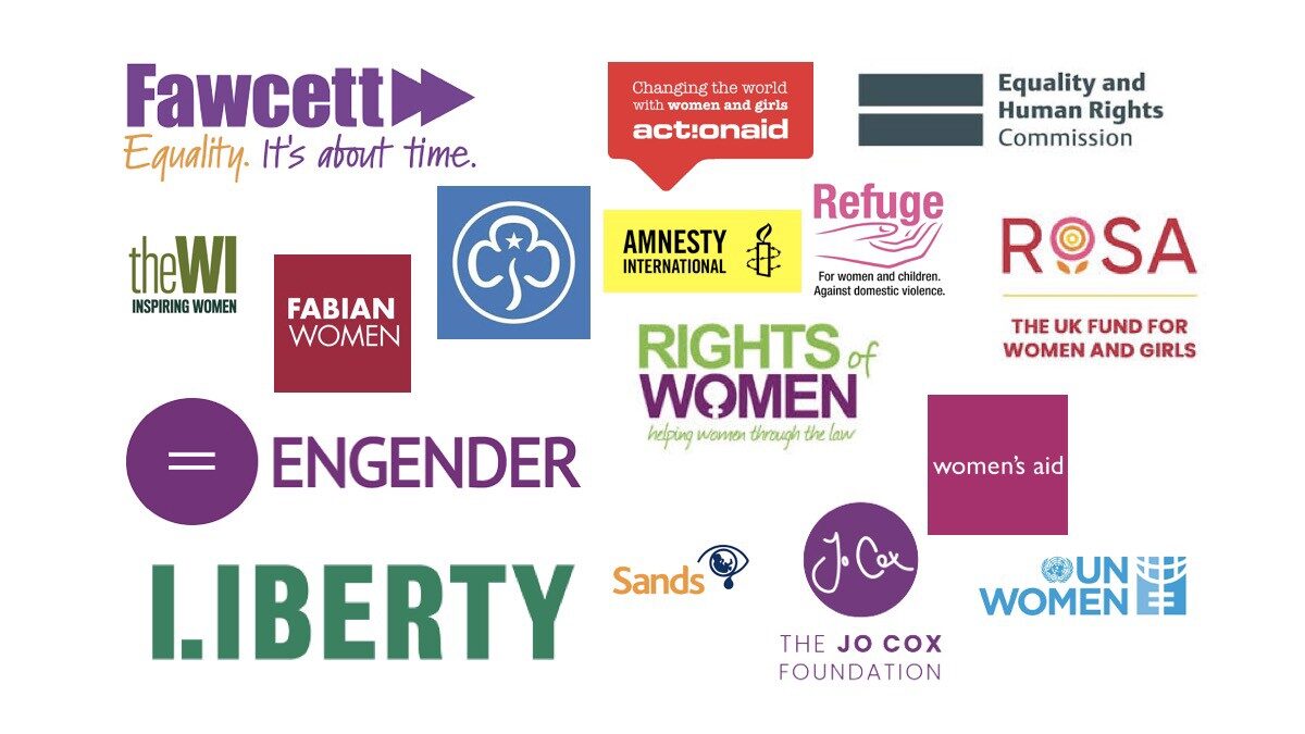 Click to enlarge Feminism logos