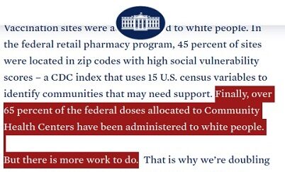 Click to enlarge whitehouse racist quote
