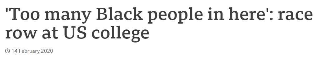 Click to enlarge college headline