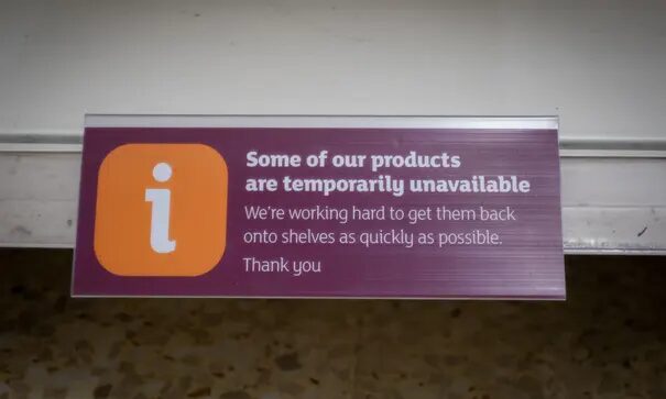 Click to enlarge shortages