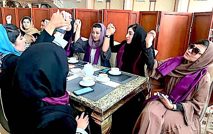 Afghan women hands
