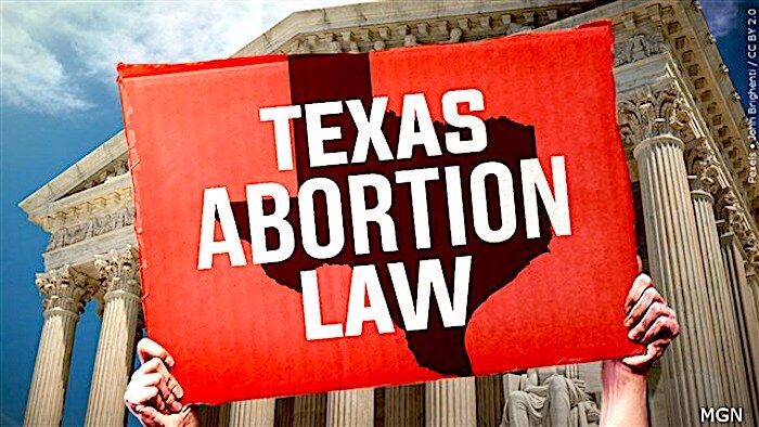 Abort law sign