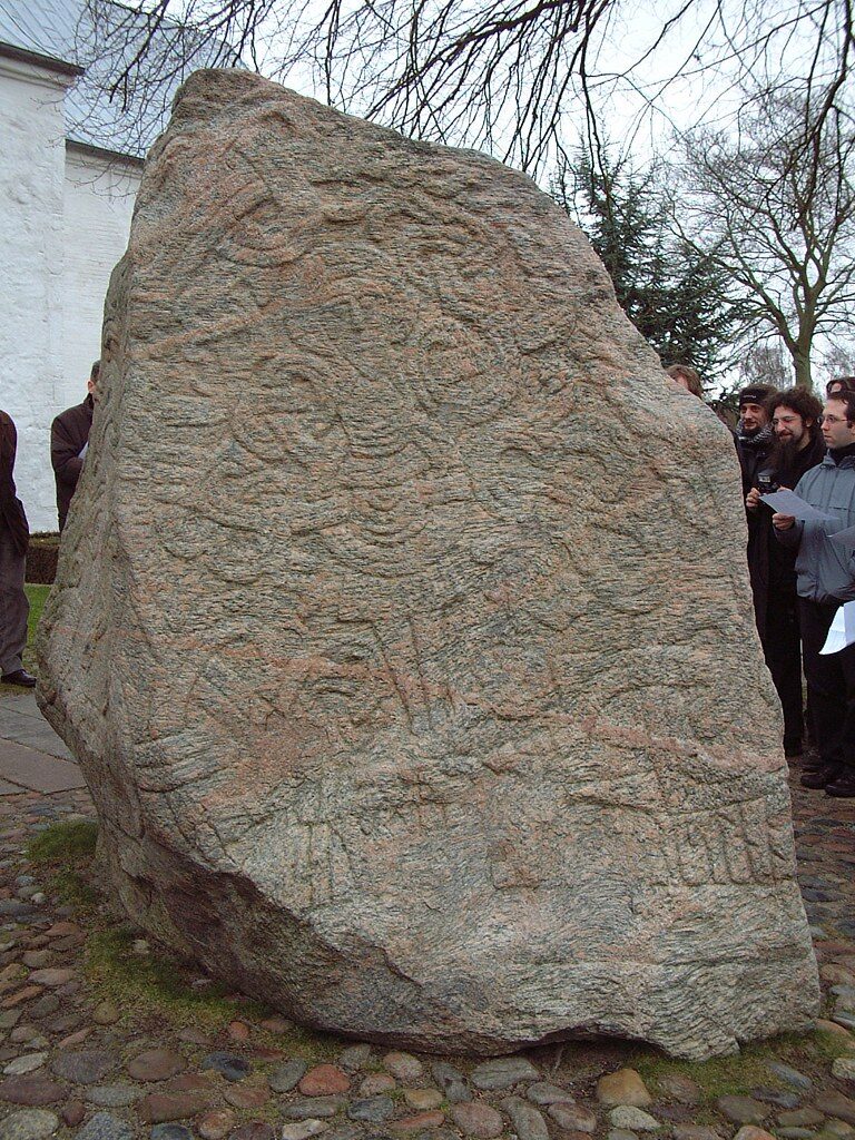 Click to enlarge Jelling stones
