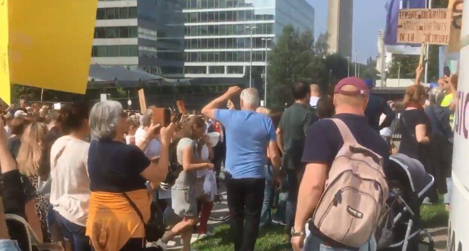 Brussels protest