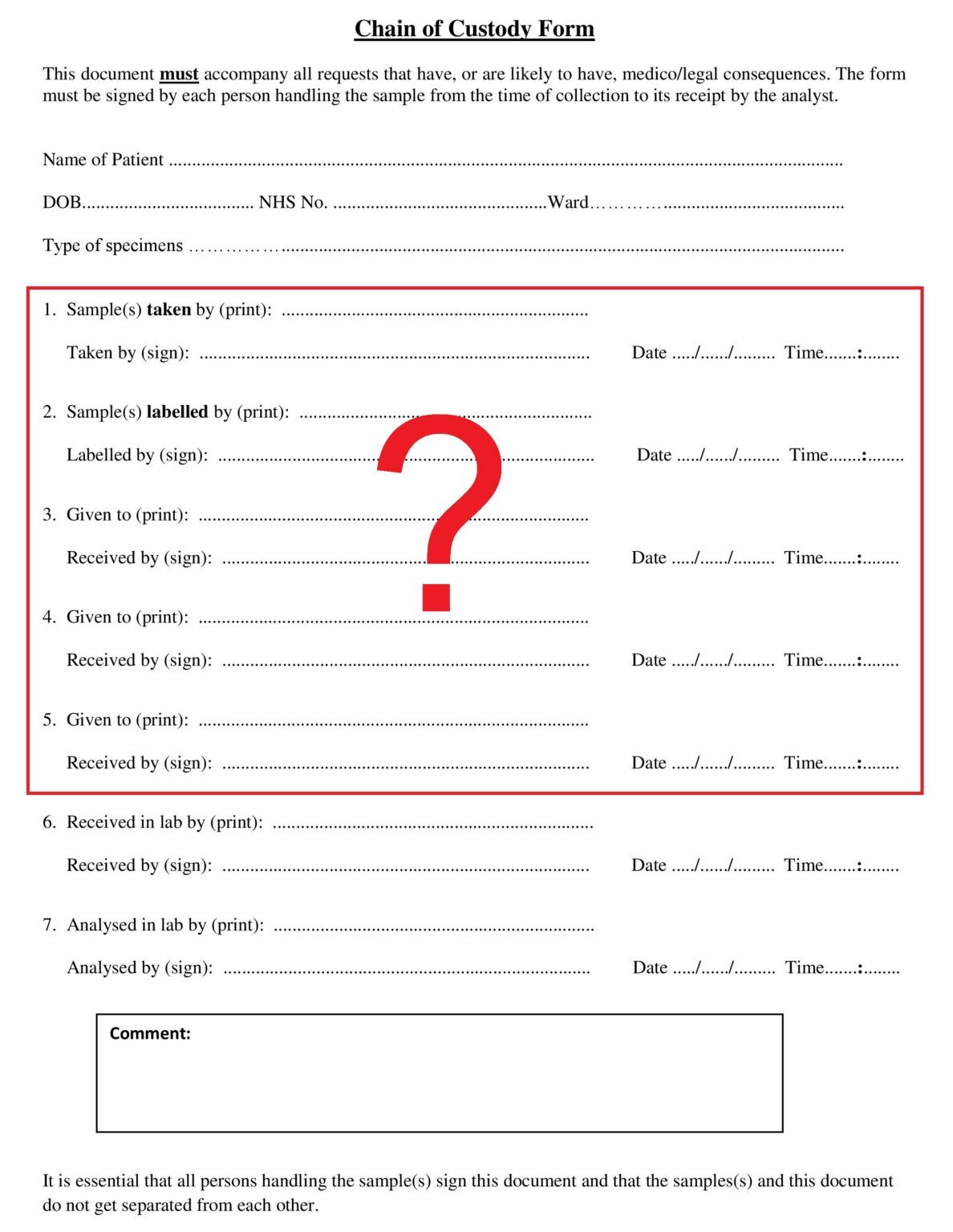 Click to enlarge sample chain of custody form skripal novichok