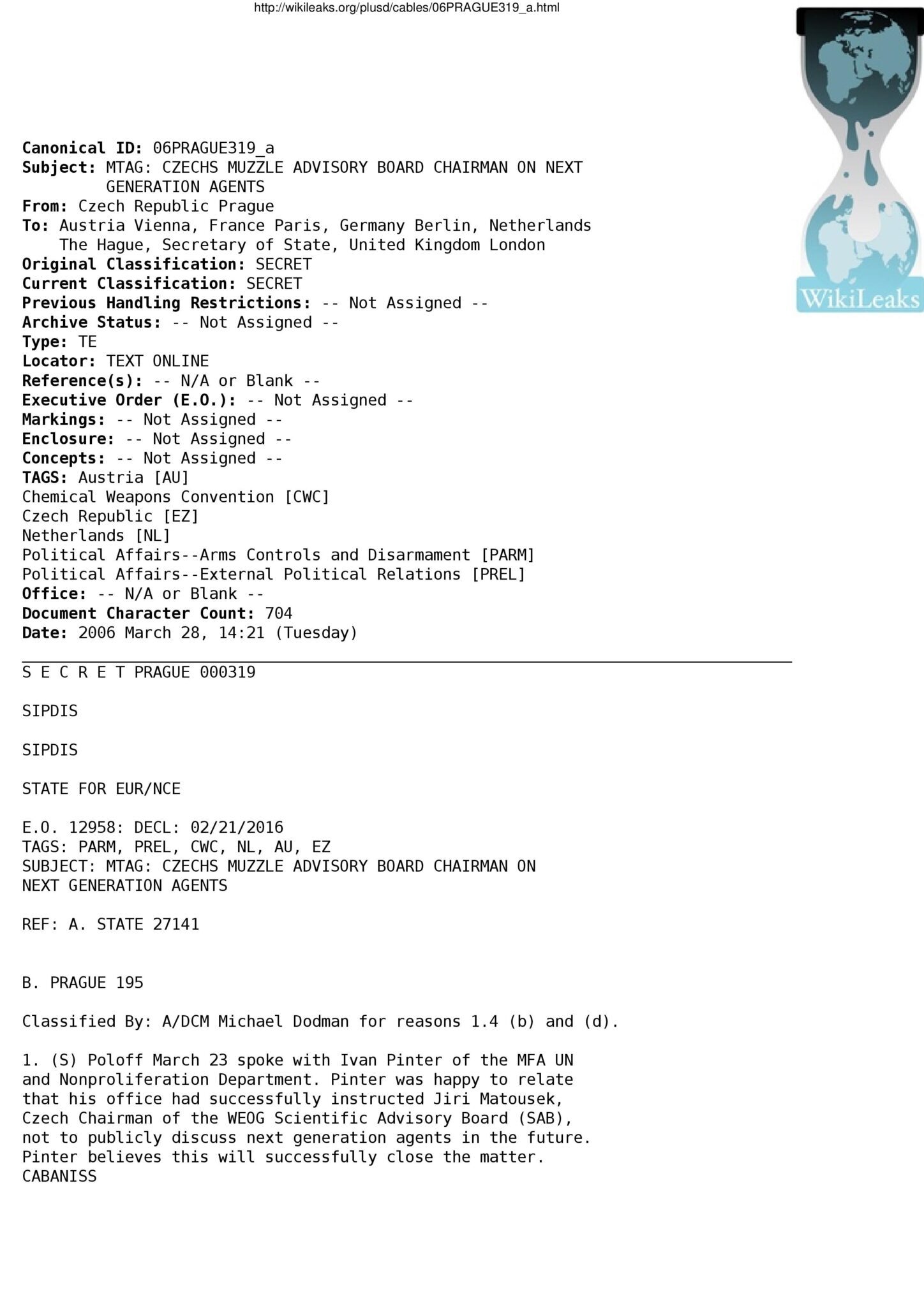 Click to enlarge wikileaks novichok porton down skripals