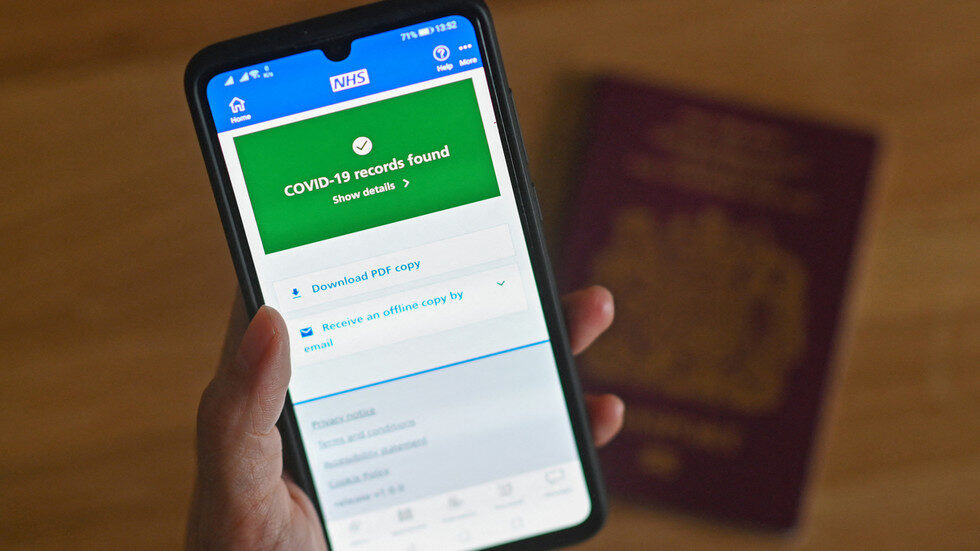 Click to enlarge covid app nhs