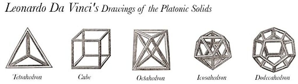 Click to enlarge davinci drawings plato solids