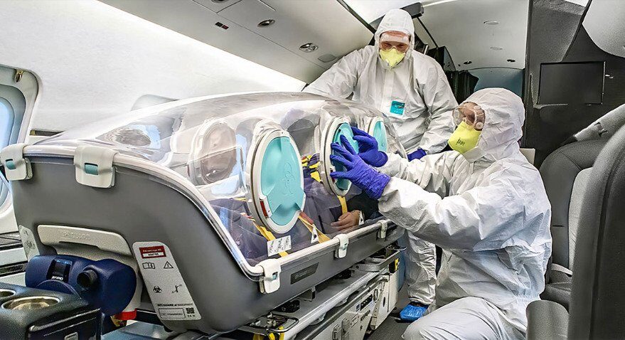 Click to enlarge navalny plane medical equipment
