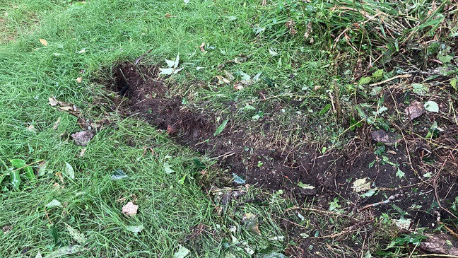 A lightning strike created havoc in one Alpena