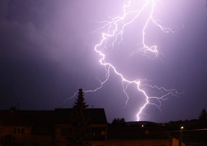 Representative image of a lighting strike.