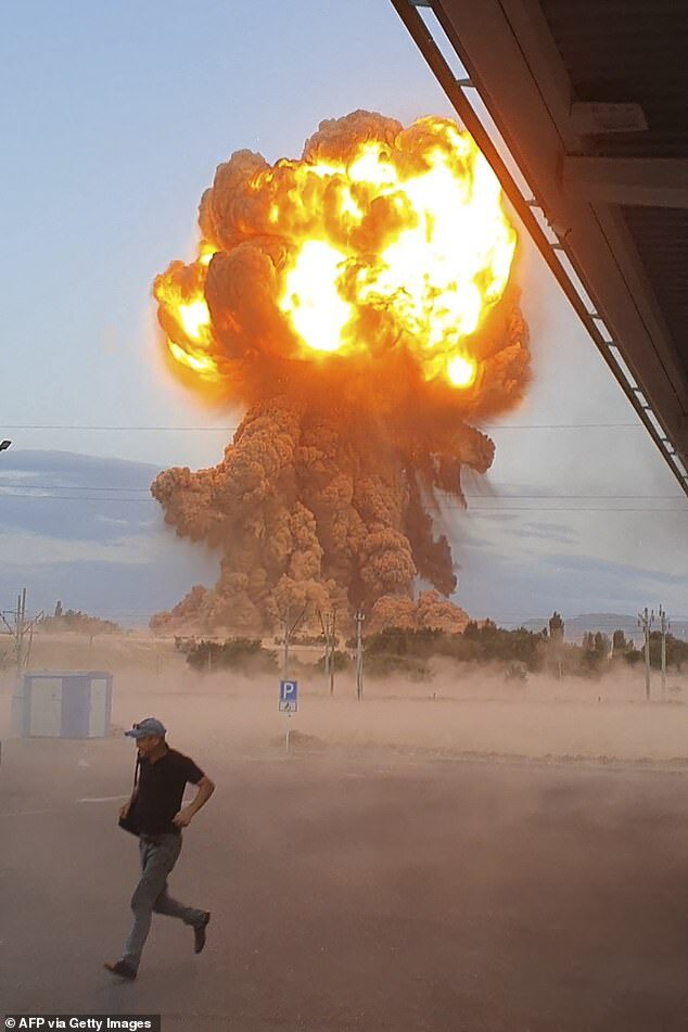 Kazakh military base explosion