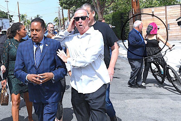 Larry Elder and eggtosser