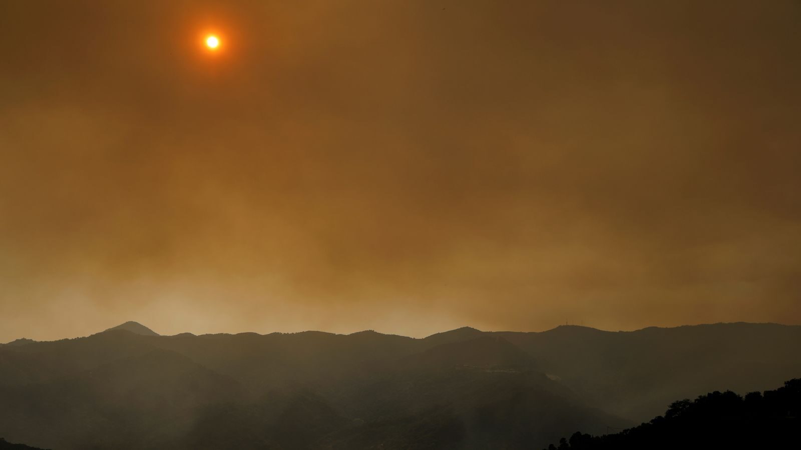 Click to enlarge There is lots of low-lying smoke in the area